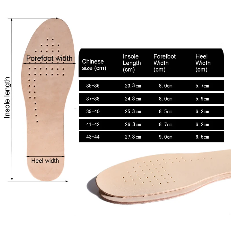 3 Pairs Real Leather Insole Sweat-absorbent Casual Sweat-absorbent Breathable Breathable Mens Womens Cowhide Thin Thick Section
3 Pairs Real Leather Insole Sweat-absorbent Casual Sweat-absorbent Breathable Breathable Mens Womens Cowhide Thin Thick Section