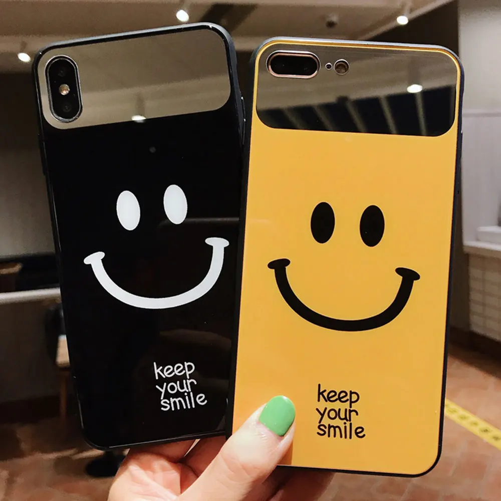 VR VAVA Hard Case Makeup Mirror Phone Cases For iPhone 8 7 Plus X XS XR Xs Max Cases For iPhone 6 Plus Cute Smiley Face Cover
VR VAVA Hard Case Makeup Mirror Phone Cases For iPhone 8 7 Plus X XS XR Xs Max Cases For iPhone 6 Plus Cute Smiley Face Cover