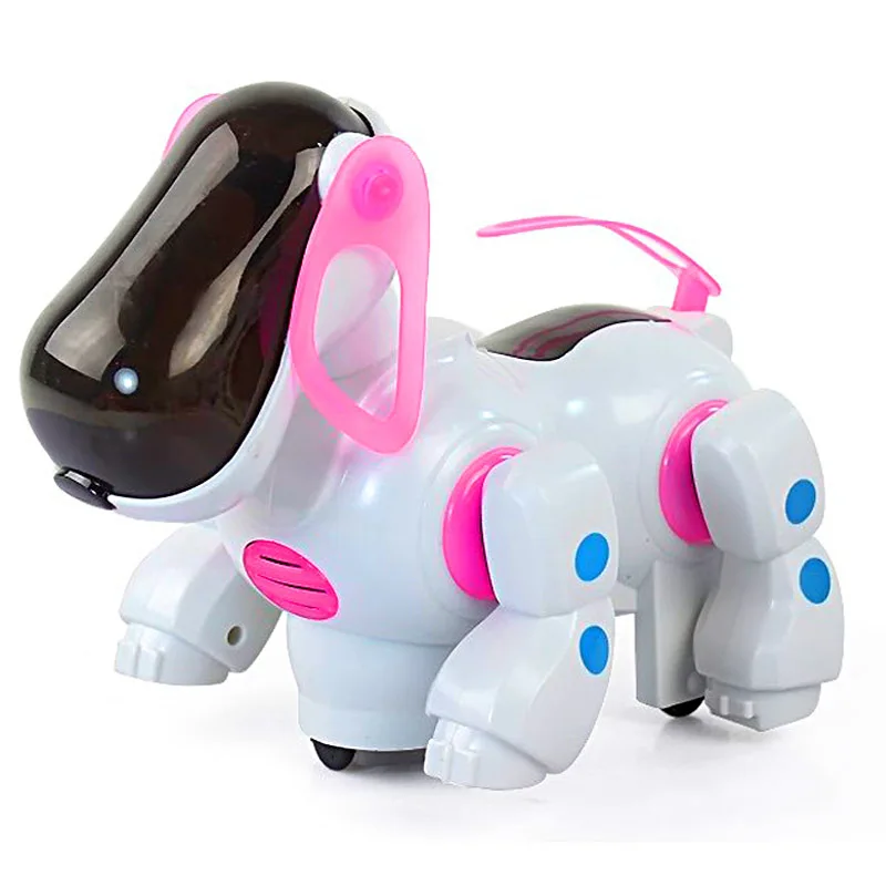 Electric Robot Dog Will Shake Head and Tail with Music and Lights Universal Wheel Children's Educational Toys Gifts
Electric Robot Dog Will Shake Head and Tail with Music and Lights Universal Wheel Children's Educational Toys Gifts