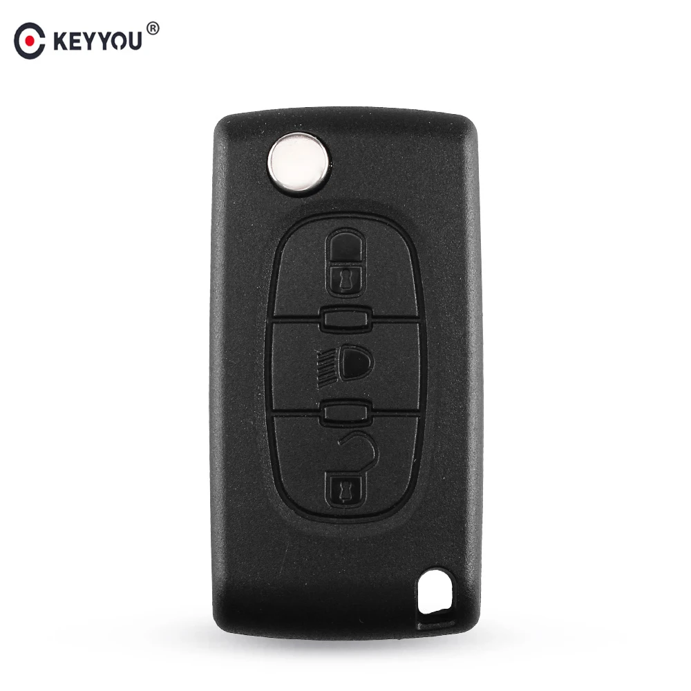 KEYYOU 3 Buttons Flip Folding Remote Fob Car Key Shell Cover For Peugeot 207 406 307 308 408 107 Key Case VA2/HU83 Blade
KEYYOU 3 Buttons Flip Folding Remote Fob Car Key Shell Cover For Peugeot 207 406 307 308 408 107 Key Case VA2/HU83 Blade