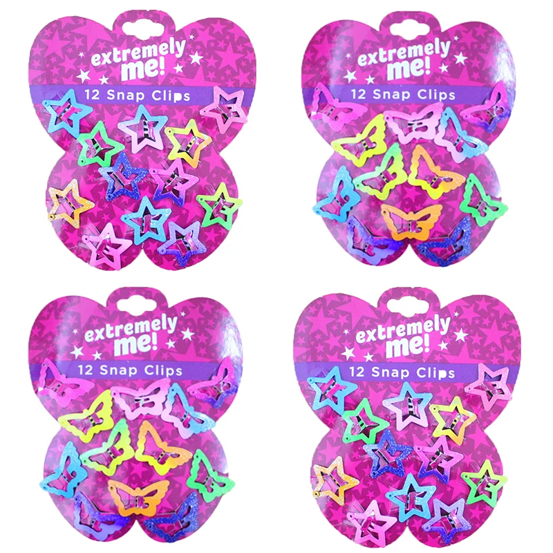 Hot 12PCS Mix Color Barrette Baby Hair Clip Cute Star Butterfly Shape Handmade Alloy Children Hairpin Girl Hair Clip Accessories
Hot 12PCS Mix Color Barrette Baby Hair Clip Cute Star Butterfly Shape Handmade Alloy Children Hairpin Girl Hair Clip Accessories
