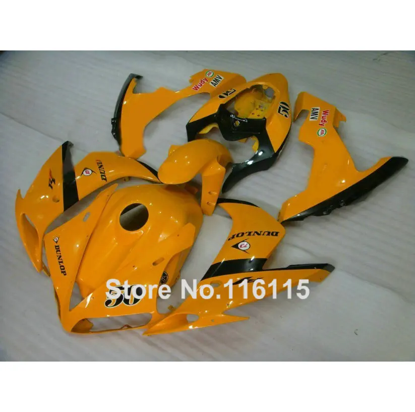 Plastic bodywork fairings set for YAMAHA YZF R1 2004 2005 2006 orange black fairing kit R1 04-06 324 Full injection
Plastic bodywork fairings set for YAMAHA YZF R1 2004 2005 2006 orange black fairing kit R1 04-06 324 Full injection