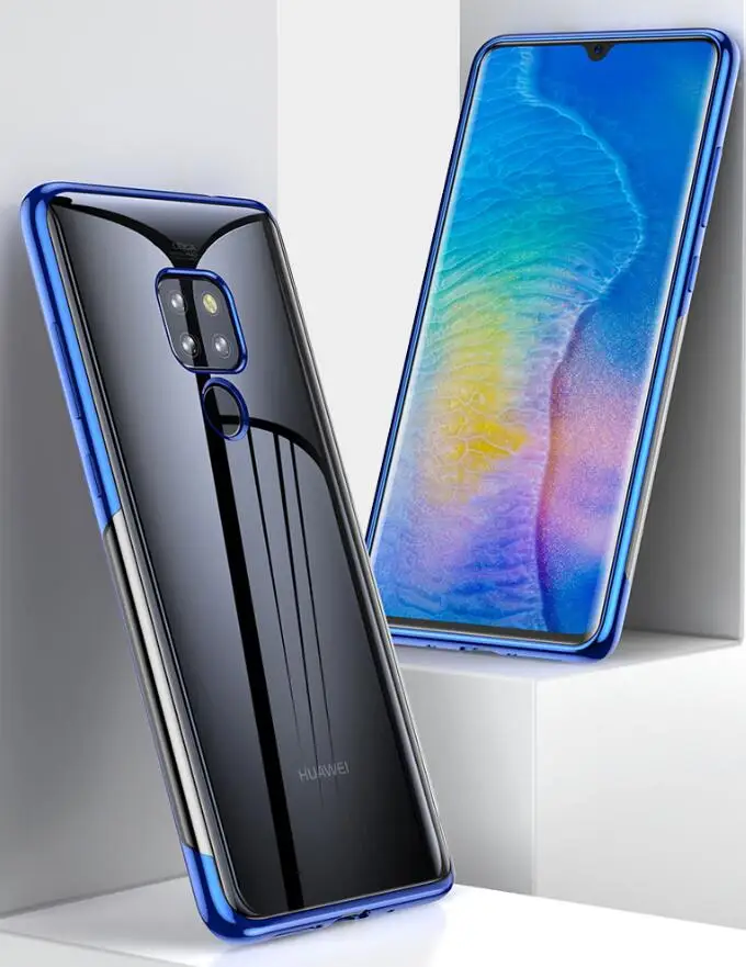 Чехол для Mate 20 Pro чехлы Huawei 20X Lite P30 задняя крышка мягкий силиконовый прозрачный
