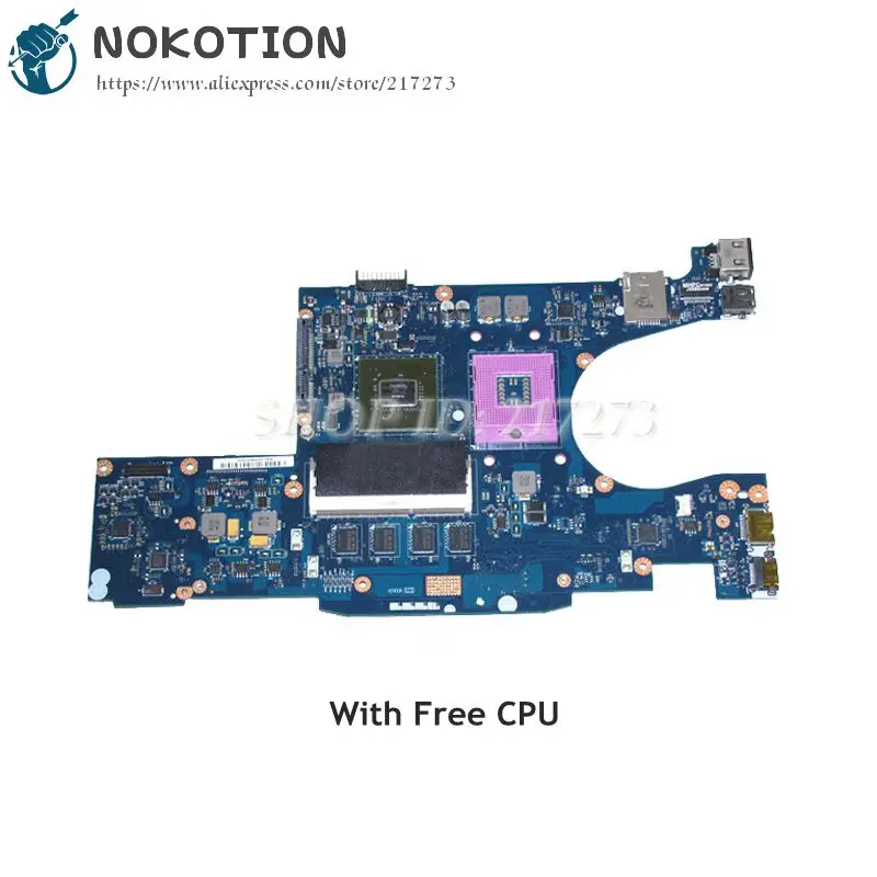 NOKOTION для Dell Studio 14Z 1440 Материнская плата ноутбука CN-0Y348N 0Y348N KCM00 KCM00 LA-4631P MCP79MX-B2 DDR3
NOKOTION для Dell Studio 14Z 1440 Материнская плата ноутбука CN-0Y348N 0Y348N KCM00 KCM00 LA-4631P MCP79MX-B2 DDR3