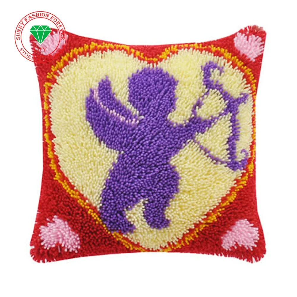 Cross Stitch Cushion Kits Diy Pillowcase embroidery Yarn Embroidery Coussin Decorative Pillows Needlework Crafts Angel Picture
Cross Stitch Cushion Kits Diy Pillowcase embroidery Yarn Embroidery Coussin Decorative Pillows Needlework Crafts Angel Picture