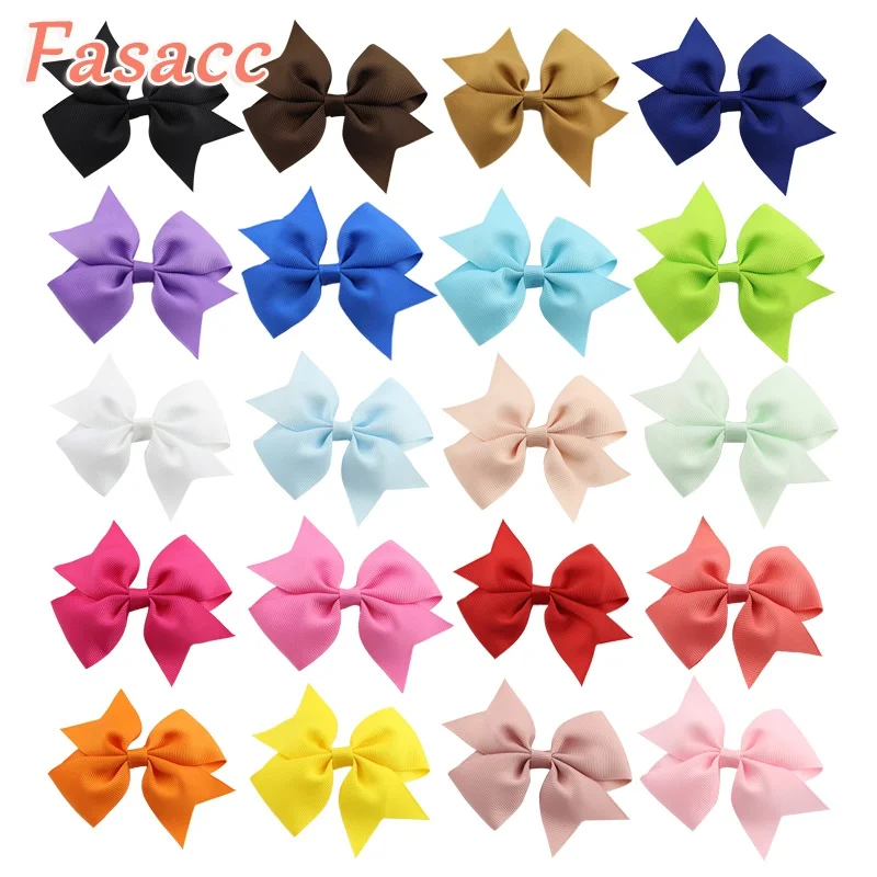 20pcs/lot 3" Girls Hair Bows Children Solid Ribbon Bow Hair Clips Hairpin Boutique Headware Kids Hair Accessories A17
20pcs/lot 3" Girls Hair Bows Children Solid Ribbon Bow Hair Clips Hairpin Boutique Headware Kids Hair Accessories A17