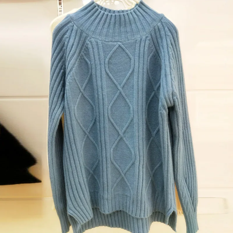 Autumn Winter Warm Knitting Sweater Pullovers Women Long Sleeve Tops Turtleneck Knitted Sweater Loose Female Casual Streetwear
Autumn Winter Warm Knitting Sweater Pullovers Women Long Sleeve Tops Turtleneck Knitted Sweater Loose Female Casual Streetwear