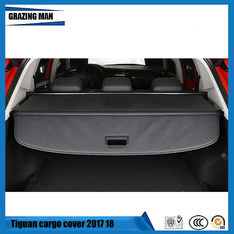 Для Tiguan 2017 2018 нейлоновый полиэфирный задний Чехол для груза защитный экран
