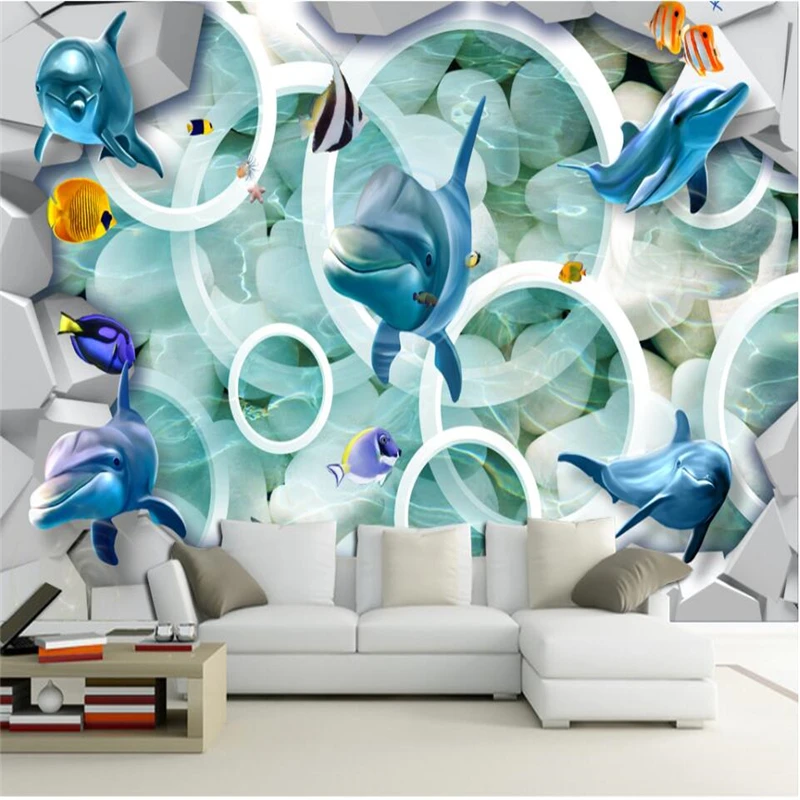 beibehang White pebbles 3D dolphins stereo TV sofa background wall custom large fresco silk silk fabric wallpaper
beibehang White pebbles 3D dolphins stereo TV sofa background wall custom large fresco silk silk fabric wallpaper
