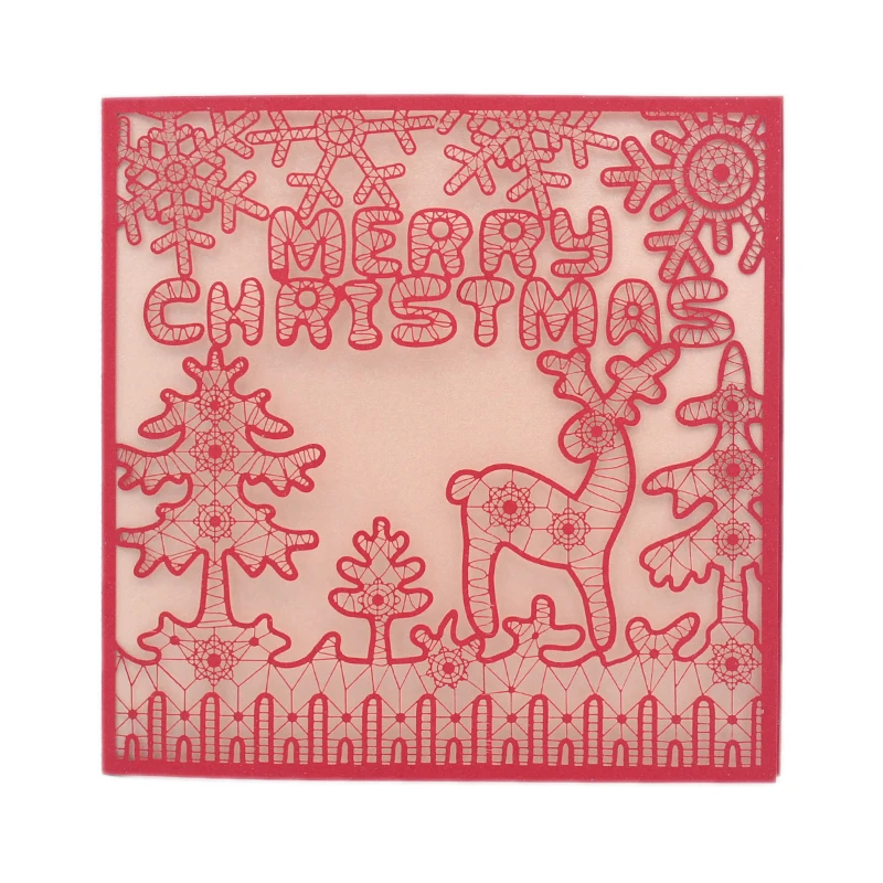 Christmas Reindeer card invitation wedding laser cut merry christmas new year wedding invitation card
Christmas Reindeer card invitation wedding laser cut merry christmas new year wedding invitation card