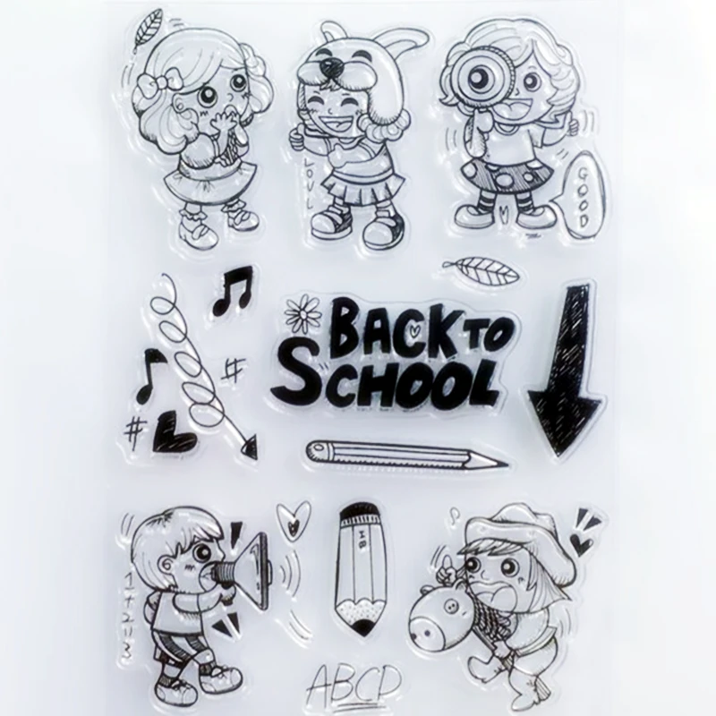 YLCS419 Students Silicone Clear Stamps For Scrapbooking DIY Photo Album Cards Decoration Craft Transparent Stamp Clear Stamp New
YLCS419 Students Silicone Clear Stamps For Scrapbooking DIY Photo Album Cards Decoration Craft Transparent Stamp Clear Stamp New