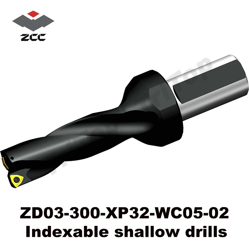 ZCC.CT ZD03-300-XP32-WC05-02 indexable shallow drills cnc boring tools for inserts WCMX050308
ZCC.CT ZD03-300-XP32-WC05-02 indexable shallow drills cnc boring tools for inserts WCMX050308