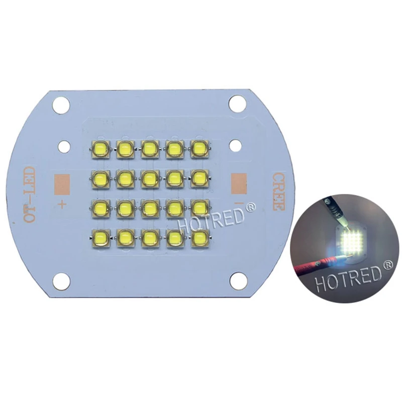 LG3535 50 Вт 100 Светодиодная лампа высокой мощности медная печатная плата DC30 36V1500 3000mA