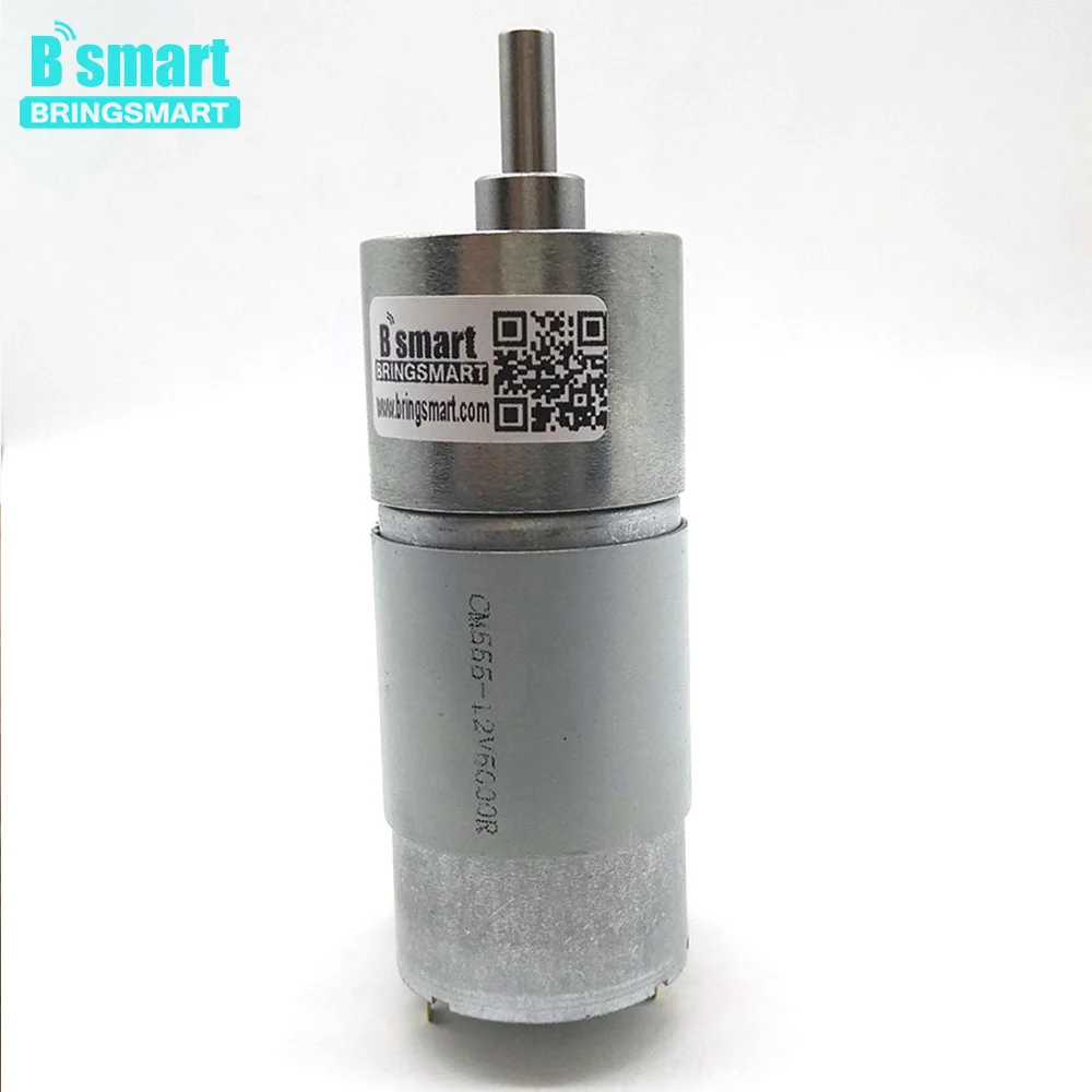 Bringsmart 37GB555 микро двигатель постоянного тока 12 В электродвигатель с редуктором 24 15