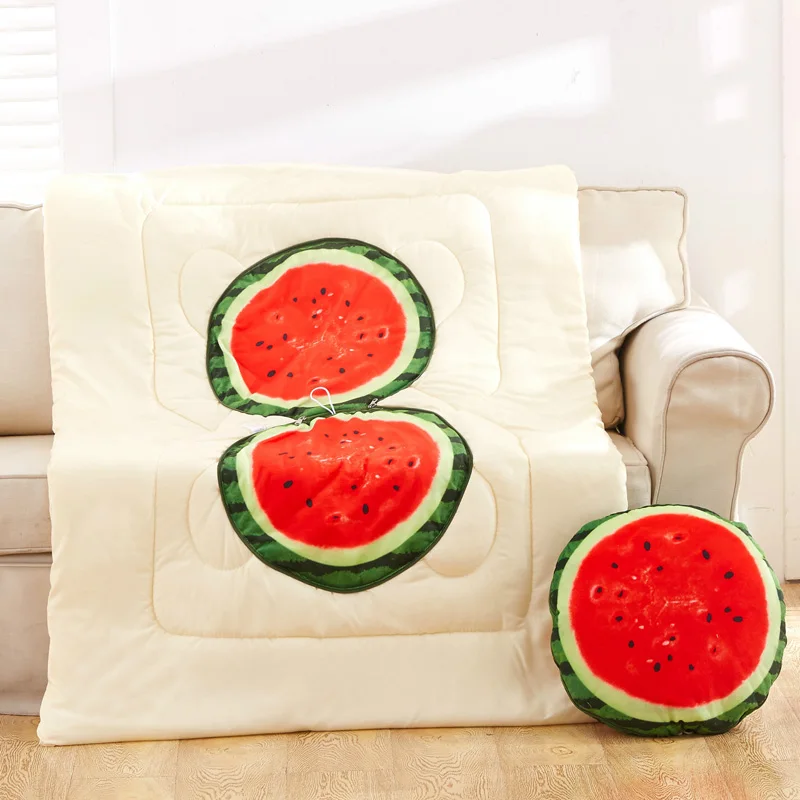 100x150cm Fruits Throw Blanket 3d Watermelon Office Car Cushion Orange Cute Bed Blanket Cotton Filling Summer Autumn Thin Quilt
100x150cm Fruits Throw Blanket 3d Watermelon Office Car Cushion Orange Cute Bed Blanket Cotton Filling Summer Autumn Thin Quilt