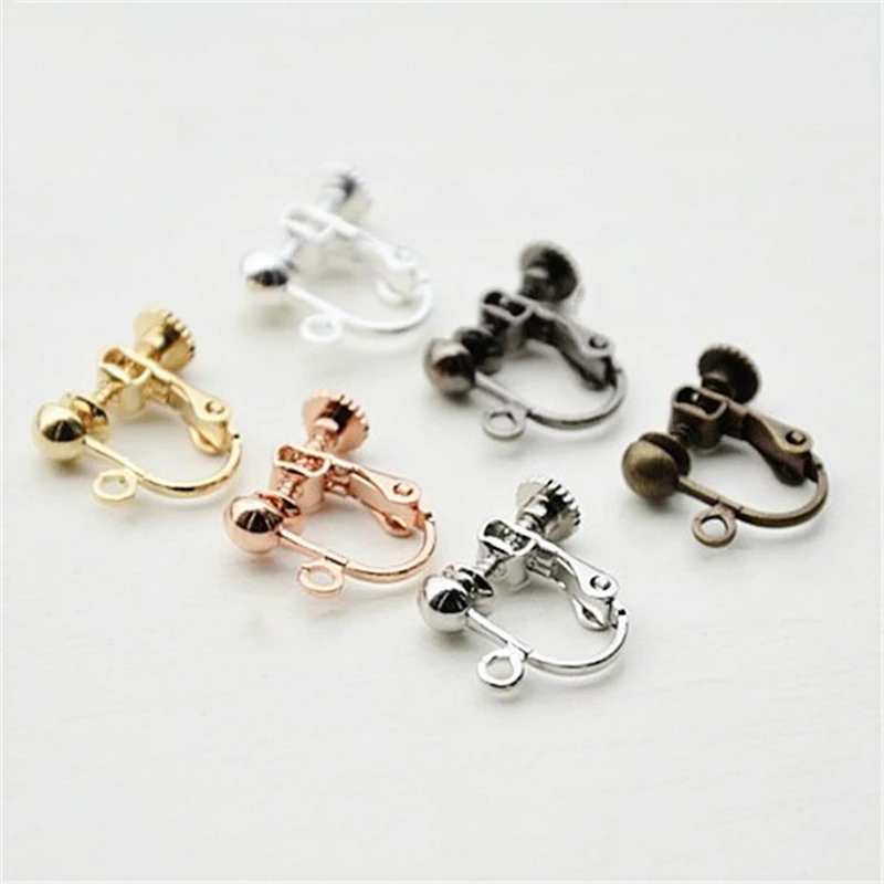 10pcs/lot Copper Earring Hooks Clasps Settings Rose Gold Silver Color Earrings Clip for DIY Earrings Ear Jewelry Making Findings
10pcs/lot Copper Earring Hooks Clasps Settings Rose Gold Silver Color Earrings Clip for DIY Earrings Ear Jewelry Making Findings