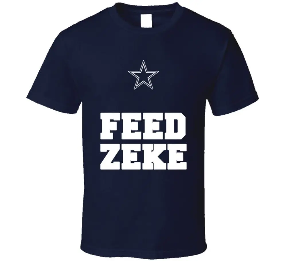 Даллас футболист Ezekiel Elliot Rookie Runningback Feed Zeke футболка костюм шляпа розовая Ретро