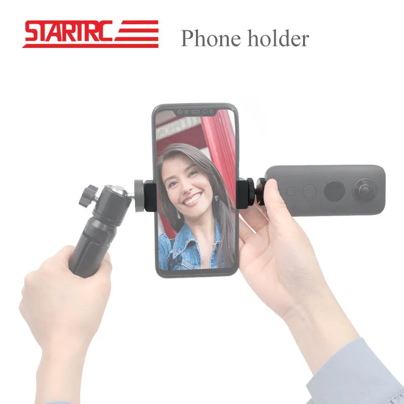 Startrc Insta360 one/ONE X/Evo sports camera Accessories android for iphone phone CNC Aluminum clip holder
Startrc Insta360 one/ONE X/Evo sports camera Accessories android for iphone phone CNC Aluminum clip holder