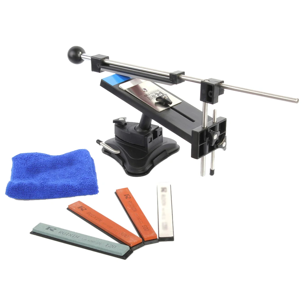 Fixed-angle Knife Sharpener Kitchen Knives Upgraded Version Professional Knife Sharpeners Kits System with 4 Sharpening Stones
Fixed-angle Knife Sharpener Kitchen Knives Upgraded Version Professional Knife Sharpeners Kits System with 4 Sharpening Stones