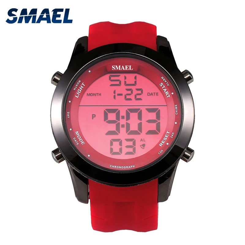 New Men Watches Sports LED Backlight Fashion Original Digital Automatic Date Smart Male Cool Clock Electronic Stopwatch Hot 1076
New Men Watches Sports LED Backlight Fashion Original Digital Automatic Date Smart Male Cool Clock Electronic Stopwatch Hot 1076