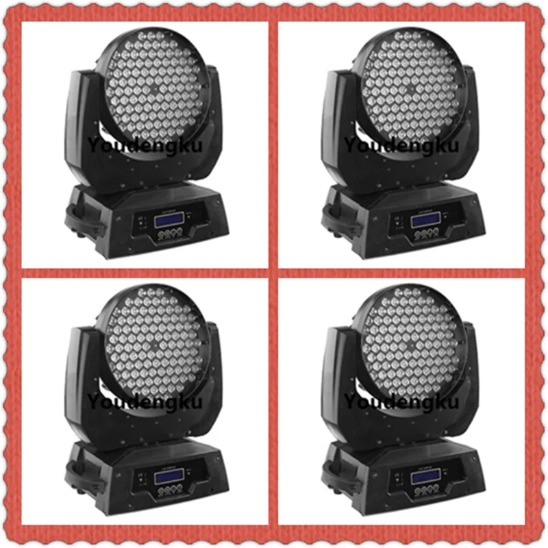 

4 pieces led 108 moving moving dj moving lights 108x3 led moving head wash rgbw
