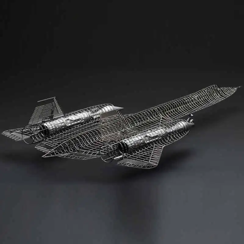 1144 SR-71A Blackbird Aircraft Fully Structure Skeleton DIY Metal Puzzle High-end Etching Plate Assembly Model For Adult Kids
1144 SR-71A Blackbird Aircraft Fully Structure Skeleton DIY Metal Puzzle High-end Etching Plate Assembly Model For Adult Kids