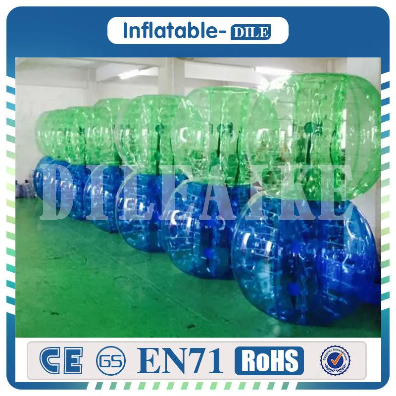 Free Shipping 10PCS(5 Blue+5 Green+Two Pump ) Inflatable Soccer Bubble Ball , Bumper Ball For Sale
Free Shipping 10PCS(5 Blue+5 Green+Two Pump ) Inflatable Soccer Bubble Ball , Bumper Ball For Sale