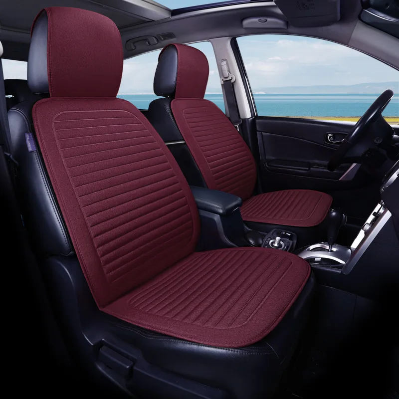 car seat cover pad for cars Breathable Cotton-linen blended fabric Auto summer cool single front seats cushion Protect
car seat cover pad for cars Breathable Cotton-linen blended fabric Auto summer cool single front seats cushion Protect