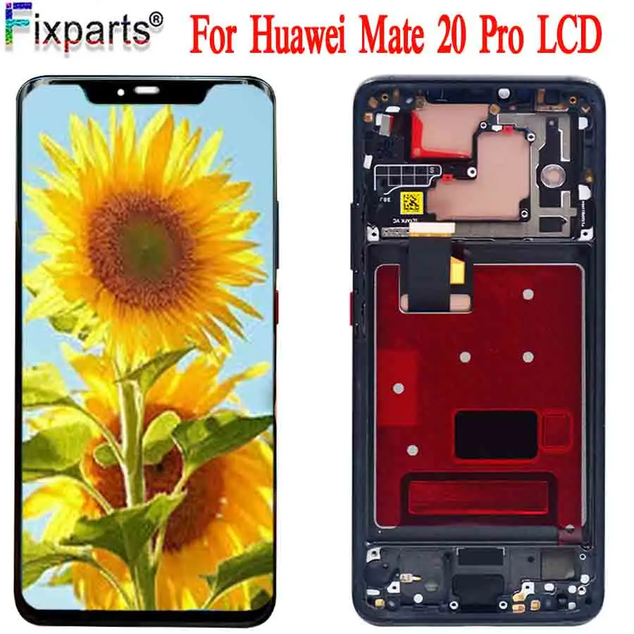 ЖК дисплей 6 39 дюйма для Huawei Mate 20 Pro сенсорный экран с дигитайзером в сборе