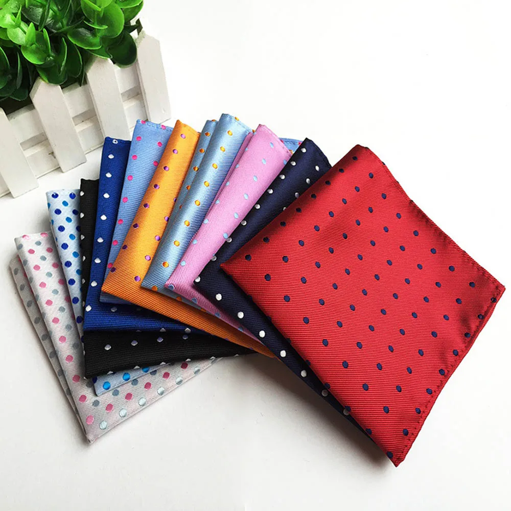 New Gentle Men Satin Silk Scarf 25*25cm Square Scarves Polyester Fabric Dot Pocket Towel Fashion Party Handkerchief Towels
New Gentle Men Satin Silk Scarf 25*25cm Square Scarves Polyester Fabric Dot Pocket Towel Fashion Party Handkerchief Towels