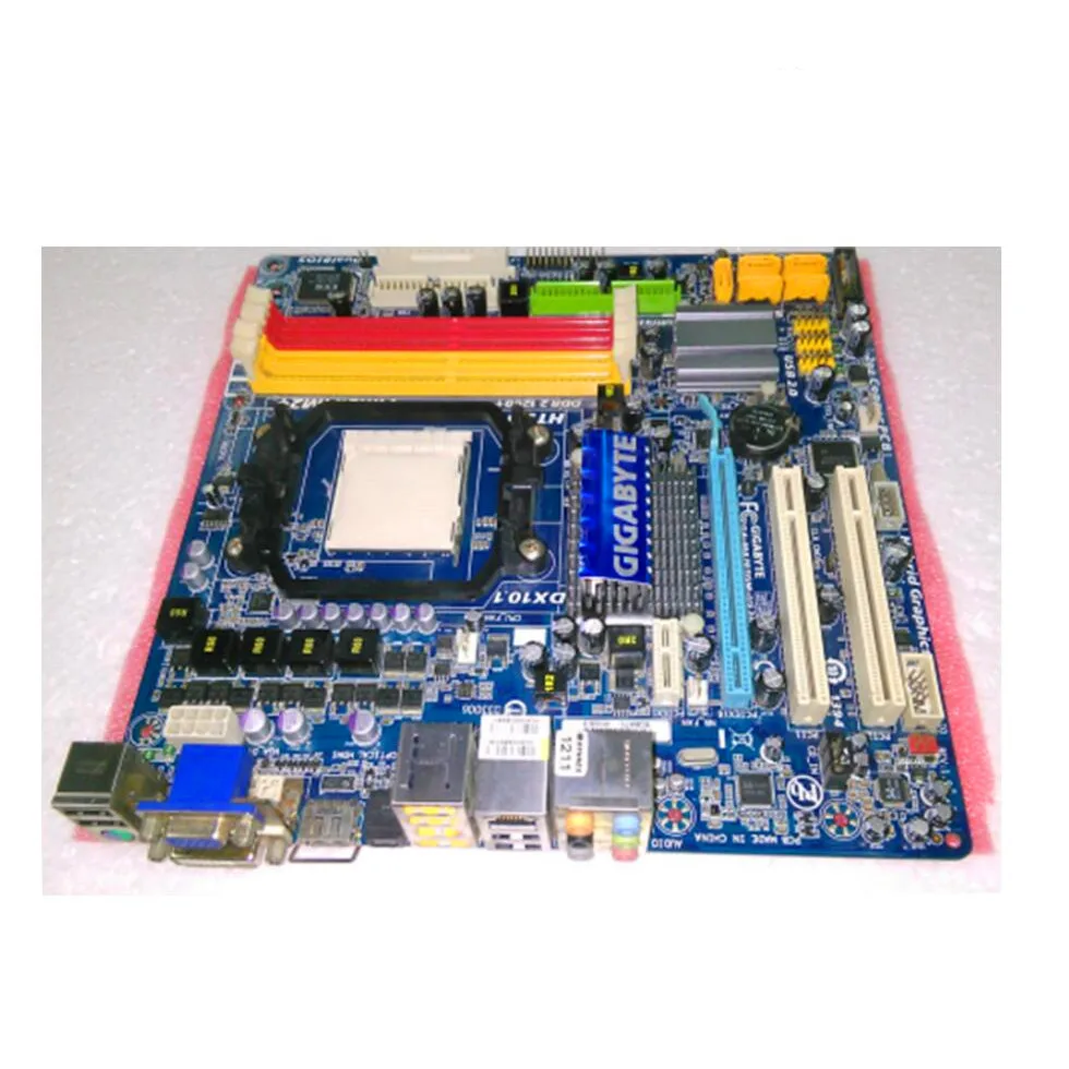 Материнская плата для Gigabyte оригинальная б/у настольного ПК с разъемом 785G AM2 DDR2 SATA2