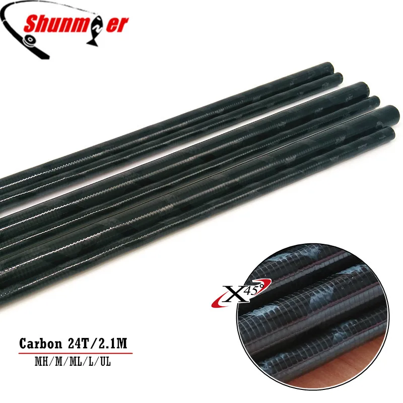 SUNMILE 2 комплекта 2,1 м 2 секции UL/L/ML/M/MH 24T быстросъемная карбоновая удочка для рыбалки заготовка DIY полюс ремонт Olta углеродное волокно стержень Pesca
SUNMILE 2 комплекта 2,1 м 2 секции UL/L/ML/M/MH 24T быстросъемная карбоновая удочка для рыбалки заготовка DIY полюс ремонт Olta углеродное волокно стержень Pesca