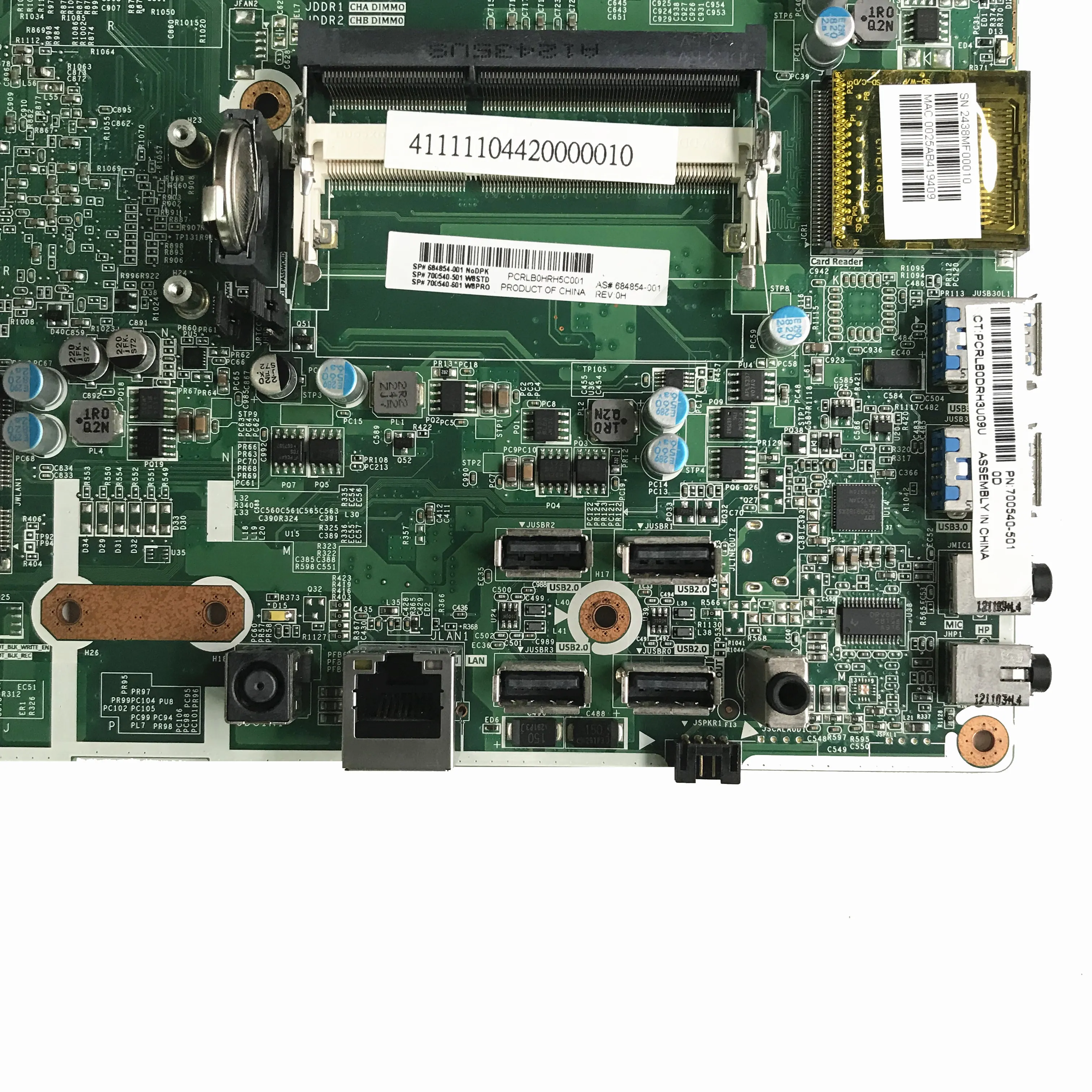 For HP ENVY 20 20-D AIO Motherboard H61 684854-001 LGA1155 700540-002 700540-001 MB 100% Tested Fast Ship | Компьютеры и офис