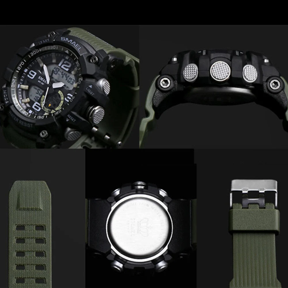 Digital Mens wristwatch Analog S Shock Men military army Watch water resistant Date Calendar LED Sport Watches relogio masculino
Digital Mens wristwatch Analog S Shock Men military army Watch water resistant Date Calendar LED Sport Watches relogio masculino