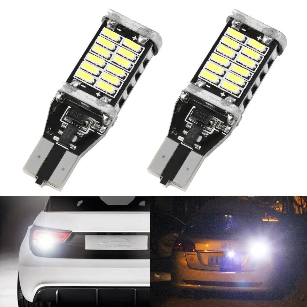 2PCS High Power 9W T15 W16W 30 4014 SMD LEDs LED Light Car Styling Canbus Turn Singal Brake Stop Light Bulb Lamp 12V 24V
2PCS High Power 9W T15 W16W 30 4014 SMD LEDs LED Light Car Styling Canbus Turn Singal Brake Stop Light Bulb Lamp 12V 24V