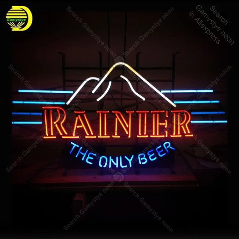 Неоновая вывеска для Rainier, единственная неоновая надпись для пива, вывеска для пивного паба, настоящие стеклянные трубки ручной работы, дисп...
Неоновая вывеска для Rainier, единственная неоновая надпись для пива, вывеска для пивного паба, настоящие стеклянные трубки ручной работы, дисп...