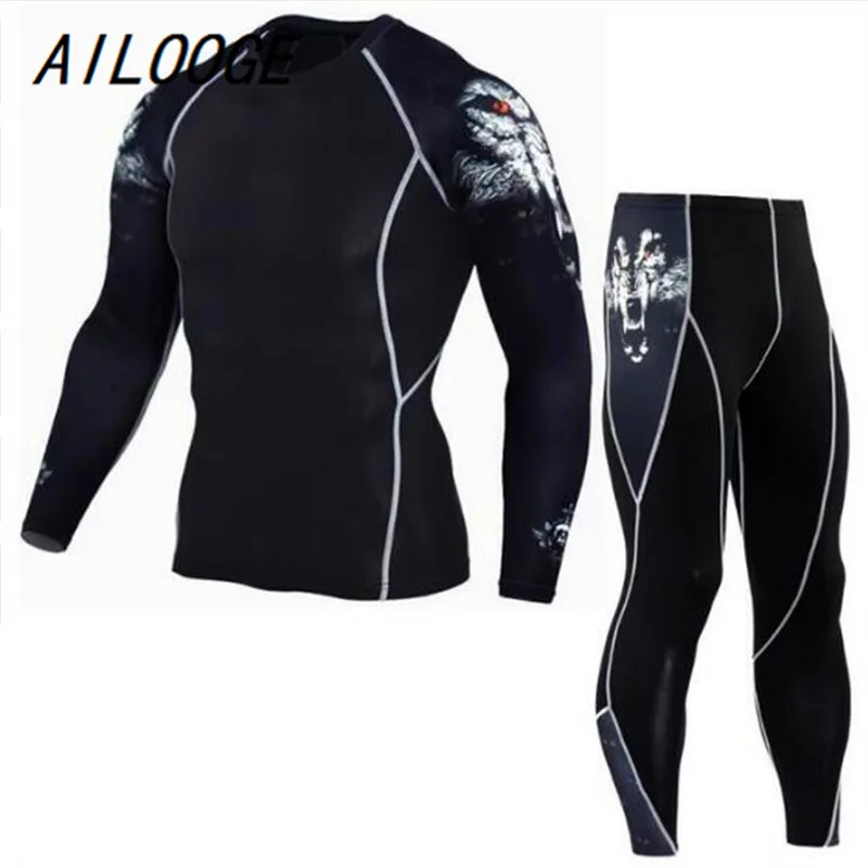 AILOOGE New Fashion Brand MMA Rashguard Men's Multi-Functional Fitness Pants-T-shirt set 3D print Men's trousers rashgard kit
AILOOGE New Fashion Brand MMA Rashguard Men's Multi-Functional Fitness Pants-T-shirt set 3D print Men's trousers rashgard kit