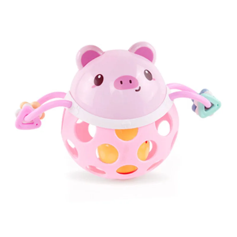 Cute Animal Bell Baby Ring Rattle Intelligence Grasping Gums Animal Music Hand Shake Toy Early Educational Gift for Newborns
Cute Animal Bell Baby Ring Rattle Intelligence Grasping Gums Animal Music Hand Shake Toy Early Educational Gift for Newborns