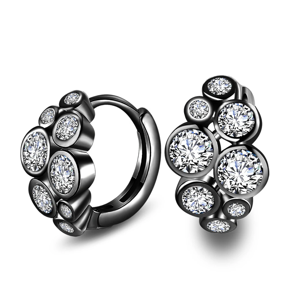 2019 Flower Hoop Earring Round Style Silver Color Small AAA Austrian Clear Zircon Women Fashion Black Gun Color Earring Jewelry
2019 Flower Hoop Earring Round Style Silver Color Small AAA Austrian Clear Zircon Women Fashion Black Gun Color Earring Jewelry