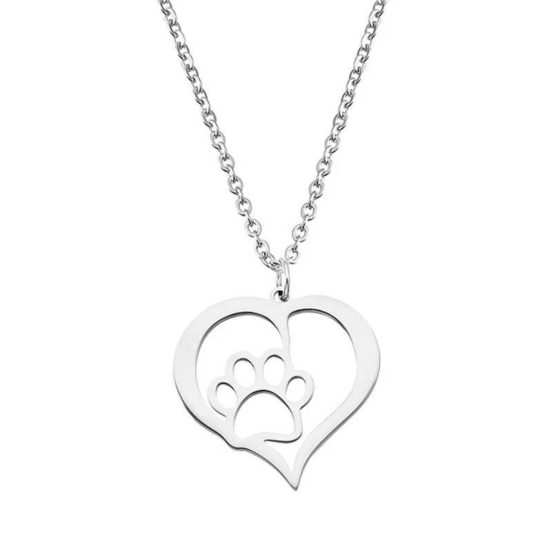 Stainless steel cat dog ankle pendant necklace gold simple love necklace men and women jewelry lovers gift
Stainless steel cat dog ankle pendant necklace gold simple love necklace men and women jewelry lovers gift
