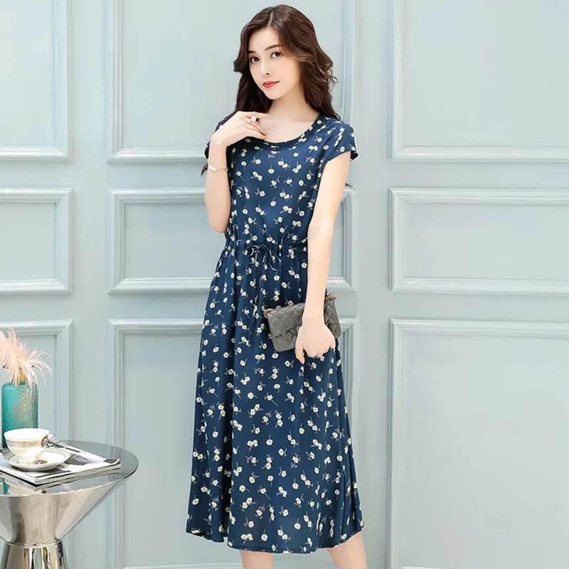Middle Aged Women cotton Dress 2018 Summer New Short Sleeved Print Dress Fashion O Neck Loose Plus Size XL- 6XL long Dress LY883
Middle Aged Women cotton Dress 2018 Summer New Short Sleeved Print Dress Fashion O Neck Loose Plus Size XL- 6XL long Dress LY883