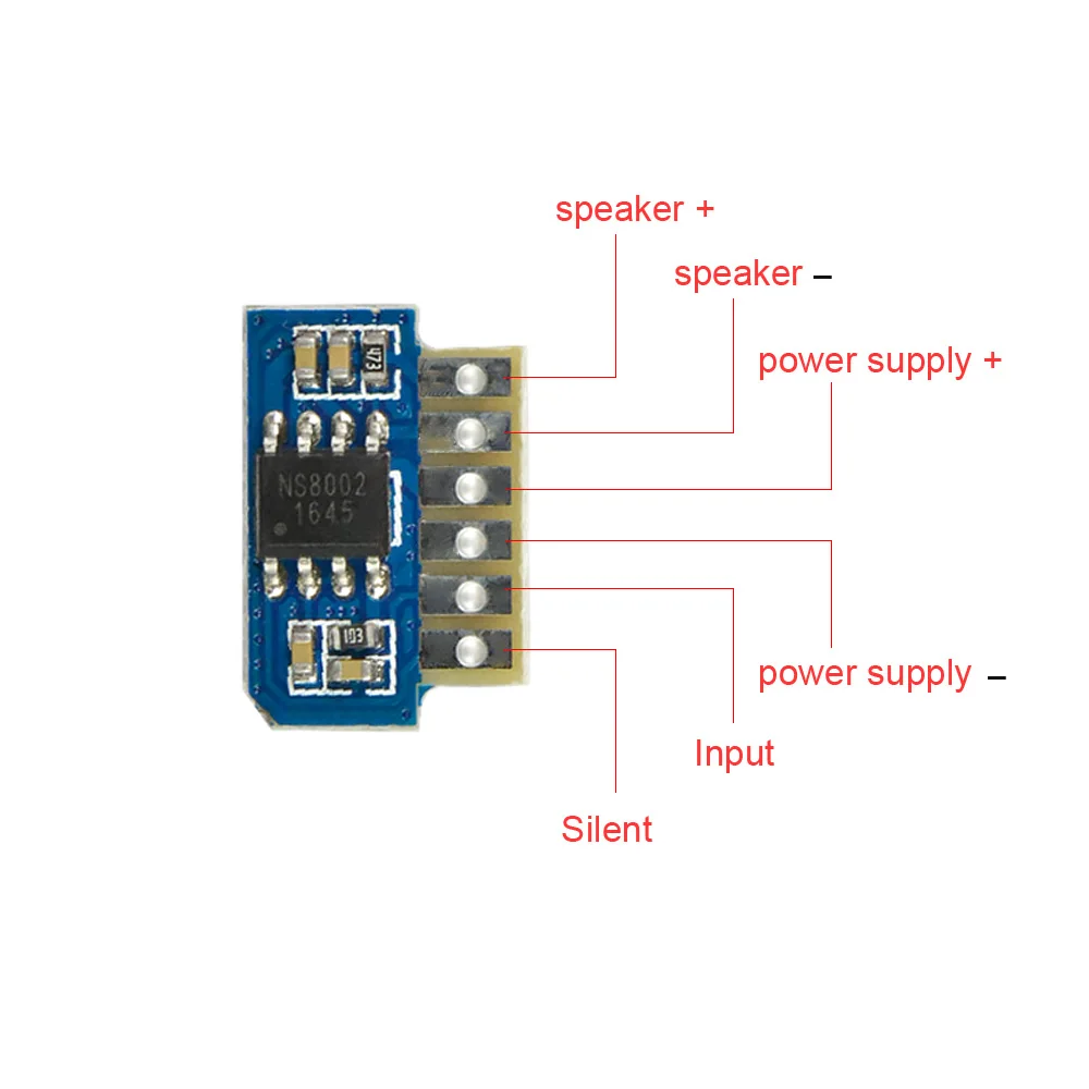 AIYIMA 5PC 3W 8002 Mono Amplifier Board Mini Audio Amplifier Module Supply Power For 3-5V 4-8Ohm Speaker DIY
AIYIMA 5PC 3W 8002 Mono Amplifier Board Mini Audio Amplifier Module Supply Power For 3-5V 4-8Ohm Speaker DIY
