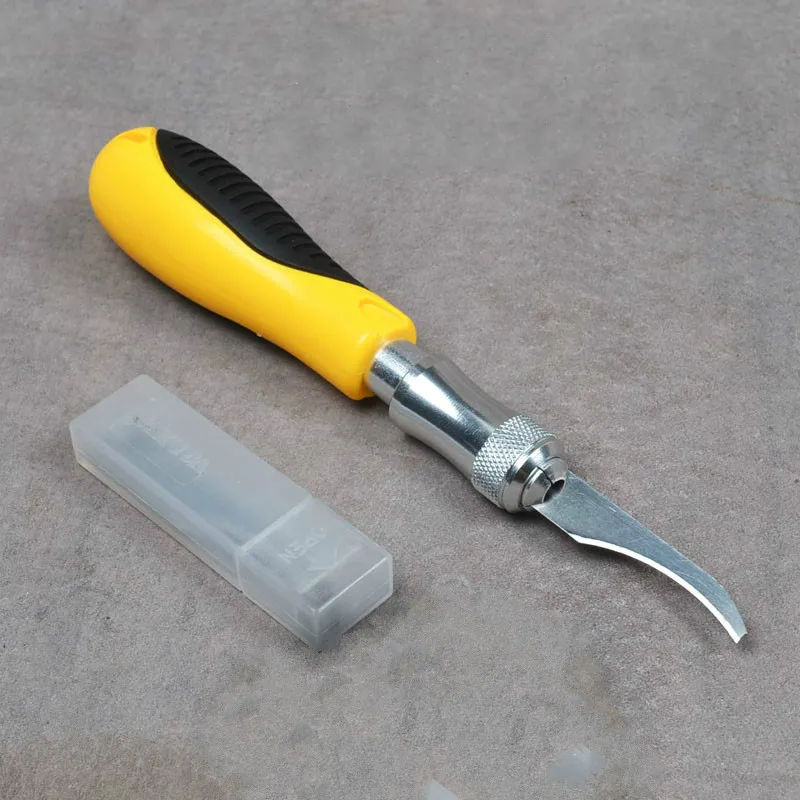 Handmade Leather DIY Splicing Tool Leather Carving Knife Curved Cutting Knife with 5 Blades Leather Craft Tools
Handmade Leather DIY Splicing Tool Leather Carving Knife Curved Cutting Knife with 5 Blades Leather Craft Tools