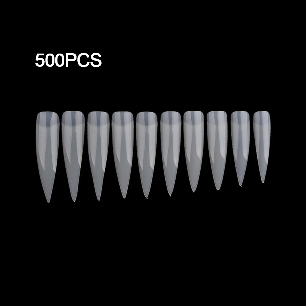 Hot 500 pcs Transparent Natural Sharp False Nail Tips Women Makeup Nail clips natural color Finger Tips
Hot 500 pcs Transparent Natural Sharp False Nail Tips Women Makeup Nail clips natural color Finger Tips