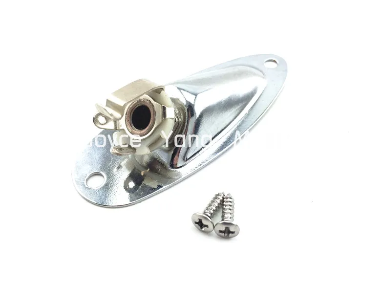 Niko Chrome Electric Guitar Output Jack Socket Plate & 2 Screws For Fender Strat Electric Guitar Free Shipping Wholesale
Niko Chrome Electric Guitar Output Jack Socket Plate & 2 Screws For Fender Strat Electric Guitar Free Shipping Wholesale