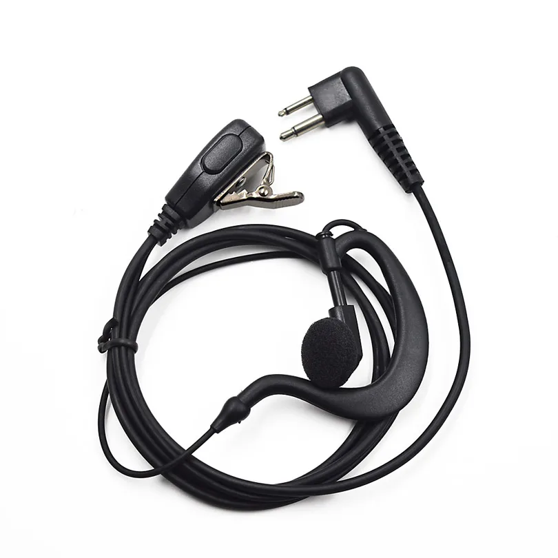 XQF наушники с ушным крючком гарнитура микрофоном для радио Motorola EP450 EP350 CP040 GP300 GP88S