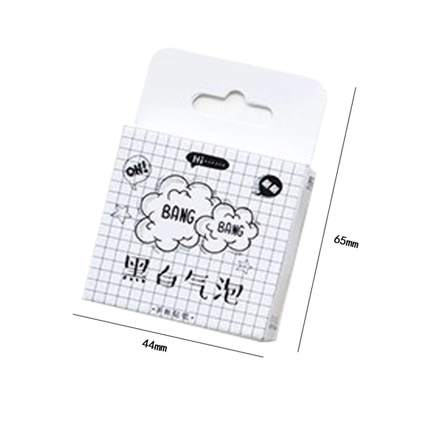 45pcs/pack Black And White Bubbles Series Decorative Scrapbooking Sticky Paper Adhesive Message Label Bookmark For Notebook
45pcs/pack Black And White Bubbles Series Decorative Scrapbooking Sticky Paper Adhesive Message Label Bookmark For Notebook