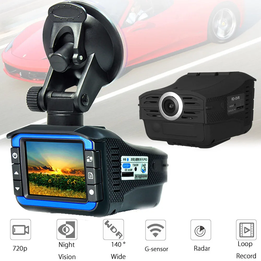 Auto Dash Cam Car DVR Anti Radar Laser Speed Detector 2 In 1 HD 1080P Camera Recorder Radar Laser Speed Detector Dash Camera
Auto Dash Cam Car DVR Anti Radar Laser Speed Detector 2 In 1 HD 1080P Camera Recorder Radar Laser Speed Detector Dash Camera