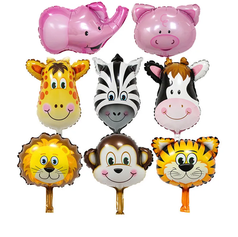50pcs Mini Deer Lion Monkey Animal Head Helium Foil Balloons Birthday Party Animal Balloons theme Party Supplier Classic Toys
50pcs Mini Deer Lion Monkey Animal Head Helium Foil Balloons Birthday Party Animal Balloons theme Party Supplier Classic Toys