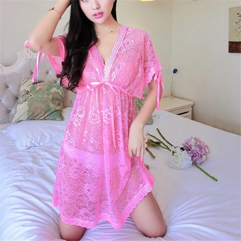 Women's Sexy dress Extreme Temptation Sexy Mesh Ladies Hollow Lace Princess Sleep Dress Nightgowns V-neck sleeveless slim tops
Women's Sexy dress Extreme Temptation Sexy Mesh Ladies Hollow Lace Princess Sleep Dress Nightgowns V-neck sleeveless slim tops